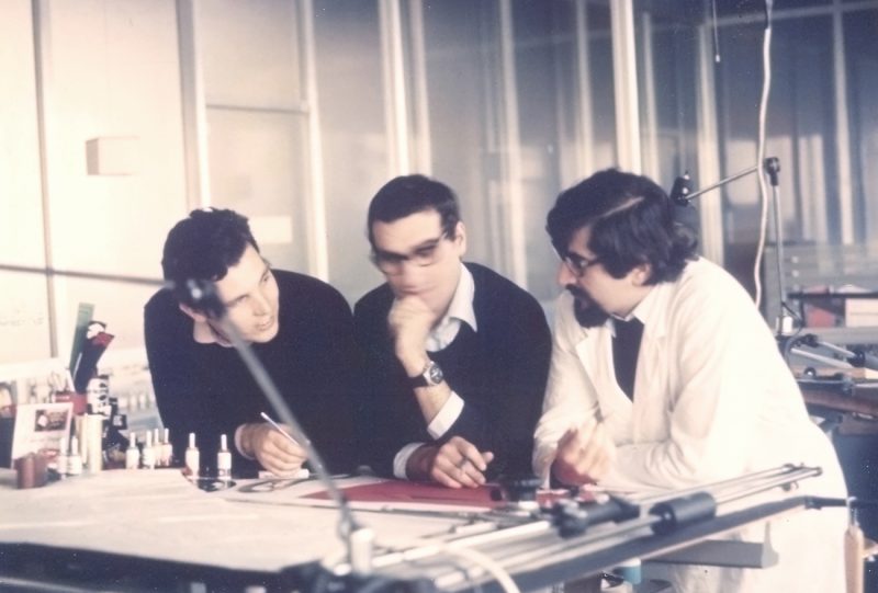 Anno 1973 - Pininfarina con Piero Stroppa e Diego Ottina